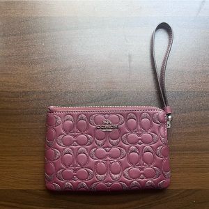 Coach Women’s Corner Zip Wristlet